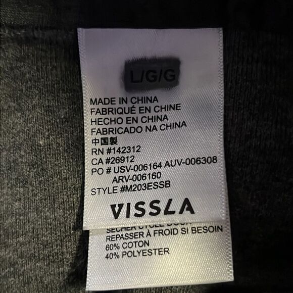 Men's Vissla Multicolor Striped Shorts L Pockets Beach Surf Activewear - Picture 11 of 11